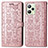 Custodia Portafoglio In Pelle Fantasia Modello Cover con Supporto S03D per Realme C35