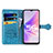 Custodia Portafoglio In Pelle Fantasia Modello Cover con Supporto S03D per Realme V23i 5G