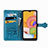 Custodia Portafoglio In Pelle Fantasia Modello Cover con Supporto S03D per Samsung Galaxy A01 SM-A015
