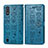 Custodia Portafoglio In Pelle Fantasia Modello Cover con Supporto S03D per Samsung Galaxy A01 SM-A015