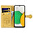 Custodia Portafoglio In Pelle Fantasia Modello Cover con Supporto S03D per Samsung Galaxy A03 Core