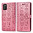 Custodia Portafoglio In Pelle Fantasia Modello Cover con Supporto S03D per Samsung Galaxy A03s