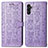 Custodia Portafoglio In Pelle Fantasia Modello Cover con Supporto S03D per Samsung Galaxy A04s