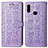 Custodia Portafoglio In Pelle Fantasia Modello Cover con Supporto S03D per Samsung Galaxy A10s