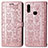 Custodia Portafoglio In Pelle Fantasia Modello Cover con Supporto S03D per Samsung Galaxy A10s