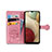Custodia Portafoglio In Pelle Fantasia Modello Cover con Supporto S03D per Samsung Galaxy A12 Nacho