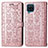 Custodia Portafoglio In Pelle Fantasia Modello Cover con Supporto S03D per Samsung Galaxy A22 4G