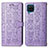 Custodia Portafoglio In Pelle Fantasia Modello Cover con Supporto S03D per Samsung Galaxy A22 4G
