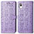 Custodia Portafoglio In Pelle Fantasia Modello Cover con Supporto S03D per Samsung Galaxy A22 5G SC-56B