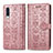 Custodia Portafoglio In Pelle Fantasia Modello Cover con Supporto S03D per Samsung Galaxy A30S