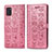 Custodia Portafoglio In Pelle Fantasia Modello Cover con Supporto S03D per Samsung Galaxy A31