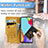 Custodia Portafoglio In Pelle Fantasia Modello Cover con Supporto S03D per Samsung Galaxy A52 4G
