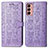 Custodia Portafoglio In Pelle Fantasia Modello Cover con Supporto S03D per Samsung Galaxy F13 4G