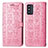 Custodia Portafoglio In Pelle Fantasia Modello Cover con Supporto S03D per Samsung Galaxy F52 5G