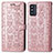 Custodia Portafoglio In Pelle Fantasia Modello Cover con Supporto S03D per Samsung Galaxy F52 5G