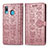 Custodia Portafoglio In Pelle Fantasia Modello Cover con Supporto S03D per Samsung Galaxy M10S