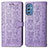 Custodia Portafoglio In Pelle Fantasia Modello Cover con Supporto S03D per Samsung Galaxy M52 5G