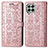 Custodia Portafoglio In Pelle Fantasia Modello Cover con Supporto S03D per Samsung Galaxy M53 5G