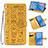 Custodia Portafoglio In Pelle Fantasia Modello Cover con Supporto S03D per Samsung Galaxy Note 10 5G