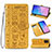 Custodia Portafoglio In Pelle Fantasia Modello Cover con Supporto S03D per Samsung Galaxy S10 Lite