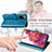 Custodia Portafoglio In Pelle Fantasia Modello Cover con Supporto S03D per Samsung Galaxy S20 Lite 5G