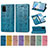Custodia Portafoglio In Pelle Fantasia Modello Cover con Supporto S03D per Samsung Galaxy S20 Plus