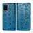 Custodia Portafoglio In Pelle Fantasia Modello Cover con Supporto S03D per Samsung Galaxy S20 Plus