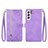 Custodia Portafoglio In Pelle Fantasia Modello Cover con Supporto S03D per Samsung Galaxy S22 Plus 5G