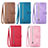 Custodia Portafoglio In Pelle Fantasia Modello Cover con Supporto S03D per Samsung Galaxy S22 Plus 5G