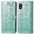 Custodia Portafoglio In Pelle Fantasia Modello Cover con Supporto S03D per Sharp Aquos wish3