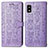 Custodia Portafoglio In Pelle Fantasia Modello Cover con Supporto S03D per Sharp Aquos wish3