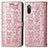 Custodia Portafoglio In Pelle Fantasia Modello Cover con Supporto S03D per Sony Xperia Ace II SO-41B