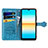 Custodia Portafoglio In Pelle Fantasia Modello Cover con Supporto S03D per Sony Xperia Ace III SO-53C