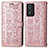 Custodia Portafoglio In Pelle Fantasia Modello Cover con Supporto S03D per Vivo Y76s 5G