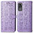 Custodia Portafoglio In Pelle Fantasia Modello Cover con Supporto S03D per Xiaomi Civi 1S 5G Viola