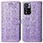 Custodia Portafoglio In Pelle Fantasia Modello Cover con Supporto S03D per Xiaomi Mi 11i 5G (2022) Viola