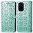 Custodia Portafoglio In Pelle Fantasia Modello Cover con Supporto S03D per Xiaomi Mi 11i 5G Verde