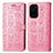 Custodia Portafoglio In Pelle Fantasia Modello Cover con Supporto S03D per Xiaomi Mi 11X 5G Rosa