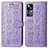 Custodia Portafoglio In Pelle Fantasia Modello Cover con Supporto S03D per Xiaomi Mi 12T 5G Viola