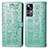 Custodia Portafoglio In Pelle Fantasia Modello Cover con Supporto S03D per Xiaomi Mi 12T Pro 5G Verde