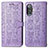 Custodia Portafoglio In Pelle Fantasia Modello Cover con Supporto S03D per Xiaomi Poco F3 GT 5G Viola