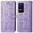 Custodia Portafoglio In Pelle Fantasia Modello Cover con Supporto S03D per Xiaomi Poco F4 5G Viola