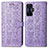 Custodia Portafoglio In Pelle Fantasia Modello Cover con Supporto S03D per Xiaomi Poco F4 GT 5G Viola