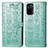 Custodia Portafoglio In Pelle Fantasia Modello Cover con Supporto S03D per Xiaomi Poco M5S Verde