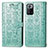 Custodia Portafoglio In Pelle Fantasia Modello Cover con Supporto S03D per Xiaomi Poco X3 GT 5G Verde