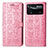 Custodia Portafoglio In Pelle Fantasia Modello Cover con Supporto S03D per Xiaomi Poco X4 Pro 5G Rosa