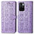 Custodia Portafoglio In Pelle Fantasia Modello Cover con Supporto S03D per Xiaomi Redmi 10 (2022) Viola