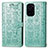 Custodia Portafoglio In Pelle Fantasia Modello Cover con Supporto S03D per Xiaomi Redmi K40 5G Verde