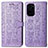 Custodia Portafoglio In Pelle Fantasia Modello Cover con Supporto S03D per Xiaomi Redmi K40 5G Viola