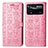 Custodia Portafoglio In Pelle Fantasia Modello Cover con Supporto S03D per Xiaomi Redmi Note 11E Pro 5G Rosa